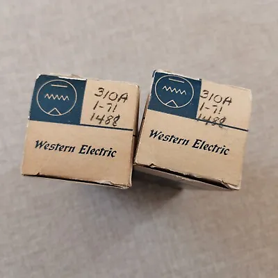 Western Electric 310A Tested Strong And Matched Pair Original Boxes 91B Driver • $899