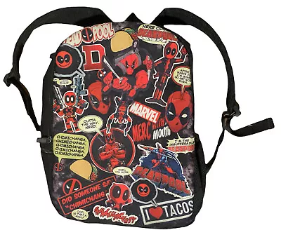 Deadpool Backpack Book Bag School Marvel Heroes Comics See Pics • $15