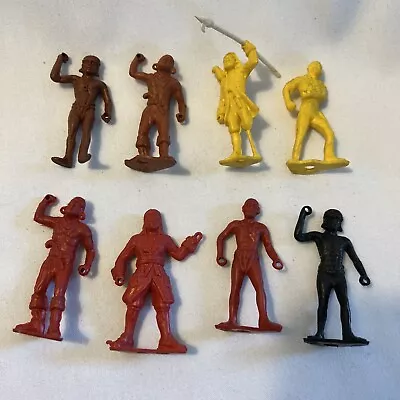 Pirate Ring Hand Plastic Playset Accessory Figure Mpc 1960's X 3 Vtg #vt62 Spear • $8