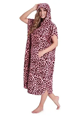 CityComfort Adults Hooded Towel Poncho Hooded Terry Towelling Poncho • £16.49