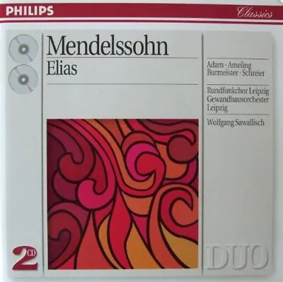 Mendelssohn: Elijah -  CD 6LVG The Cheap Fast Free Post The Cheap Fast Free Post • £3.49