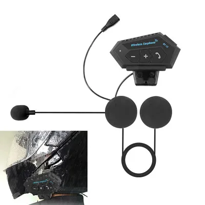 Motorcycle Wireless Bluetooth 5.0 Helmet Headset Headphone Speaker Waterproof • $25.10