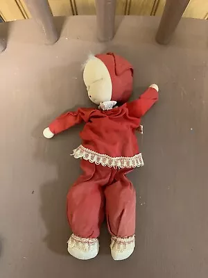 Vintage Shackman SLEEPY BABY Doll Japan Red Floppy 8” Doll 1950’s READ • $20