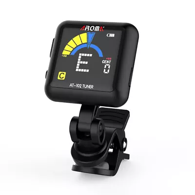 $19.99 • Buy Aroma Chromatic Guitar Tuner Violin Ukulele Bass LCD Electronic Digital Clip On