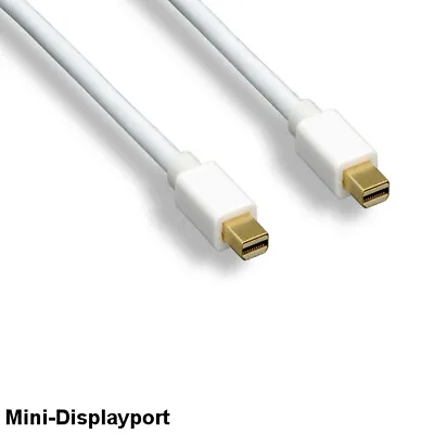 15' Mini DisplayPort 1.2 Cable Male/Male 32AWG 4K For Mac To Display Monitor TV • $16.02