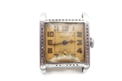 Vintage Bulova Watch Mens 14k RGP 15 Jewels 10AN Art Deco Hinged • $89.99