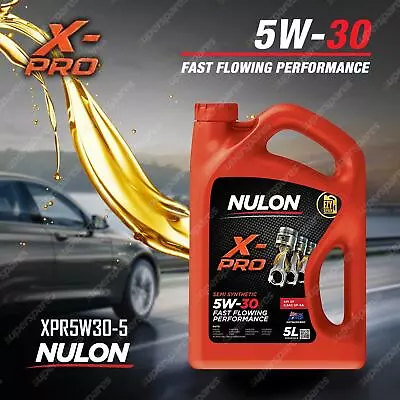 Nulon X-PRO 5W-30 Fast Flowing Performance Engine Oil 5L XPR5W30-5 Ref SEM5W30-5 • $49.95