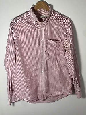 R.M Williams Longsleeve Button Up Shirt Red And White Medium • $29.99