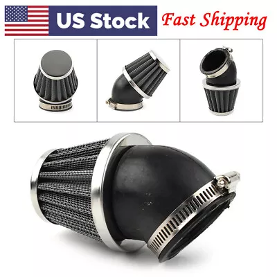 50mm Cold Air Filter Cleaner Universal For Motorcycle Scooter ATV Pit Dirt Bike • $11.22