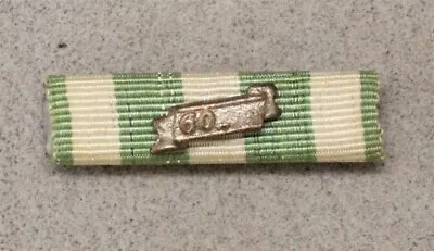 Ribbon Bar: Republic Of Vietnam Campaign W/'60 Bar - VN Made Pin Back • $11.95