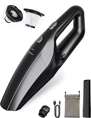 Temola Handheld Cordless Portable Car Vacuum Cleaner With 2 HEPA Filter TS10 R • £17.99