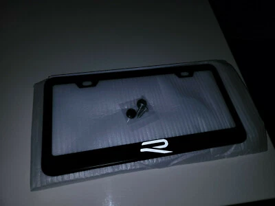 $24.99 • Buy Reflective Fits VW Golf R Stainless Steel License Plate Frame With Screws / Caps