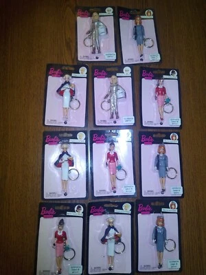 $100 • Buy 11 BARBIE Keychains 2009 Mattel