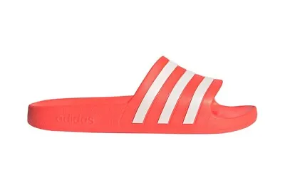 $43 • Buy Adidas Unisex Adilette Aqua Slides Sandals Slip On US 7 /EU 40 Red Footwear