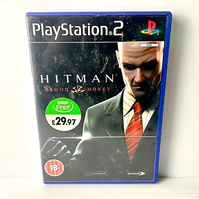 Hitman: Blood Money + Manual - PS2 - Tested & Working - Free Postage • $9.88