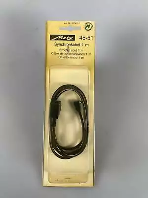 Metz 45-51 Number Sync Cable Cord 1m Meter 4551 • $15