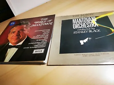 £8 • Buy 2x Mantovani Record Vinyl 12  - Stanley Black The Magic Of Mantovani Orchestra &