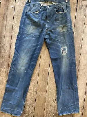 LEVI'S Jeans Men's Vintage Denim Jeans Buckle Back Straight Led Size 34 NEW • $259