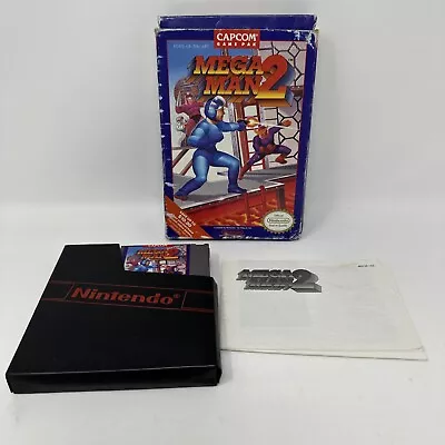 Mega Man 2 (Nintendo) NES - COMPLETE CIB TESTED & WORKING *ACCEPTABLE CONDITION* • $129.99