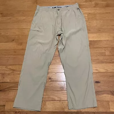 UNIONBAY Rainier Men's UB Tech Travel Pants Size 40X32 Outdoors Elastic Waist • $16.88