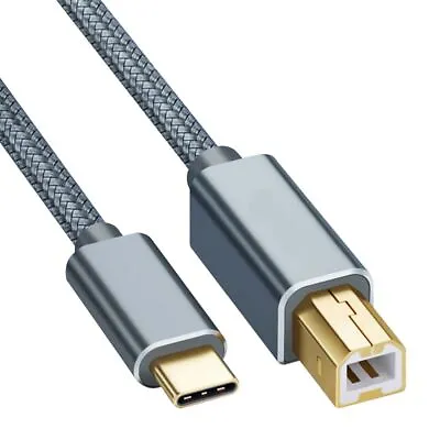$4.40 • Buy USB Type-C To USB B 2.0 Printer High Speed Printer Cable For Epson HP Brother
