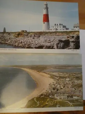 Real Photo Postcards Portland Lighthouse & Harbour (698) • £3.50