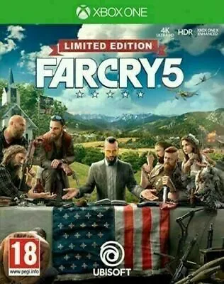 Far Cry 5 Limited Edition Xbox One Inc Manual & Outlaw/Chaos Pack DLCS • £9.50