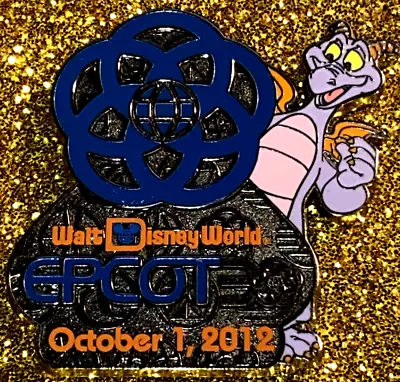 Disney Wdw 2012 Epcot 30th Anniversary Figment With Epcot Center Logos Pin • $39.95