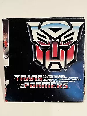 Transformers G1 Vintage 1985 Checklist Insert  • $7
