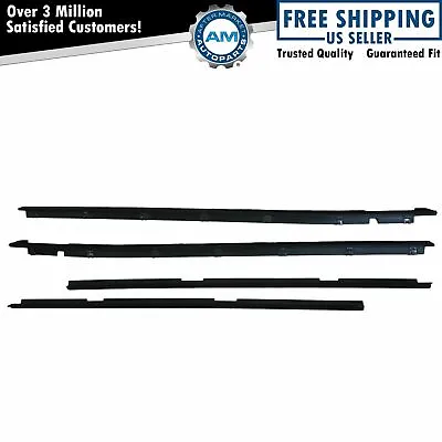 Inner & Outer Window Sweep Felt Kit Set Of 4 For 93-02 Firebird Camaro Trans Am • $125.03