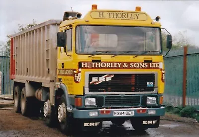 Col Photo: H Thorley & Sons Erf E10 8 Wheel Bulk Tipper - F384 Oeh • £1.20