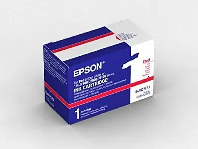 Epson TM J7100 J9100 Series Inkjet Printer Red Ink Cartridge C33S020463 - NOS • $15