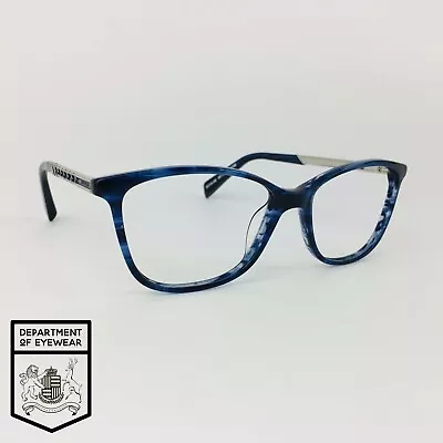 KAREN MILLEN Eyeglasses MOTTLED BLUE CATS EYE Glasses Frame MOD: KM111 30743786 • £10