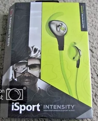 Monster ISport Intensity W/ Apple ControlTalk In-Ear Headphones - Green New  • $119.99