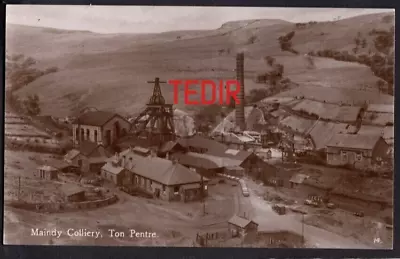 Wales - Glamorgan Ton Pentre Maindy Colliery RP - Postcard No. 14 • £12