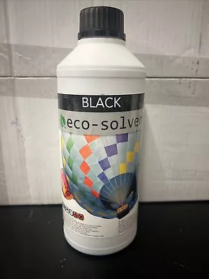 1L BLACK Eco-Solvent Ink For Roland Mutoh Mimaki & More; See Description • $29.99