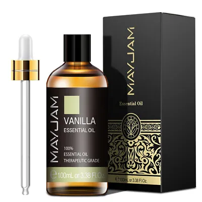 MAYJAM 100ml Pure Essential Oils Therapeutic Grade Oil For Aromatherapy Diffuser • £14.99