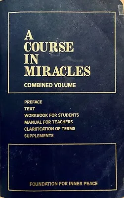 A COURSE IN MIRACLES Text Workbook & Manual • $10.45