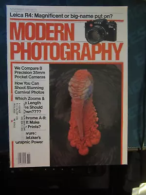 Modern Photography Magazine November 1981 Turkey Leica R4 Carnival Photos N P • $14.99