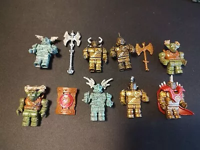 Mega Bloks Dragons Krystal Wars Minifigures Minifigs Lot OF 8 • $8.75
