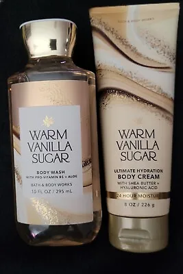 BATH & BODY WORKS Warm Vanilla Sugar Wash & Cream Set • £17.85
