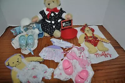 Muffy Vanderbear Plush Bear & Outfits Lot • $39.78