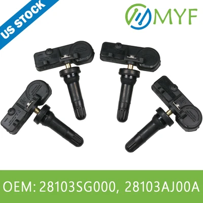 $24.65 • Buy 4Pcs Tire Pressure Sensor TPMS 28103SG000 28103AJ00A For Subaru Forester Impreza