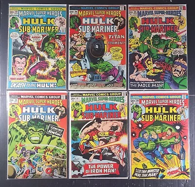 Marvel Super-Heroes #33 34 35 36 37 38 See Photos Marvel 1972-73 Lot Of 6 • $39.99