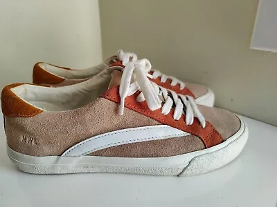 Madewell Sidewalk Low-Top Suede Colorblock Sneakers Women's Size 6.5M  • $16