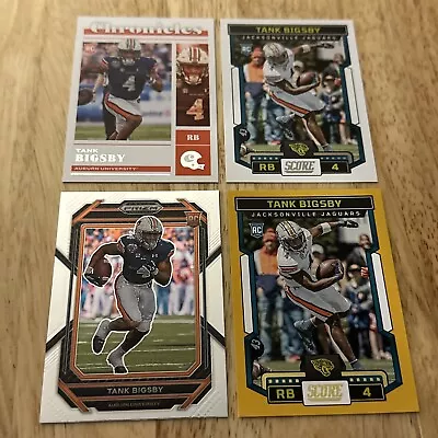 Tank Bigsby-Lot-4 NFL/NCAA RC’s-2023 Score #324 Yellow RC-Jaguars/Auburn • $2.99