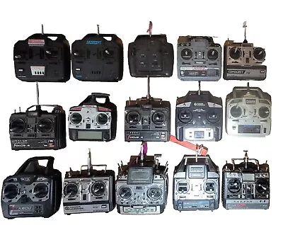 16 Asst. RC Transmitter Lot Airtronics Futaba Tower Hobbies  HiTech Focus • $85