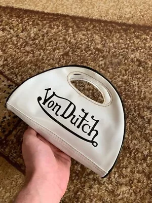 Vintage Mini White VON DUTCH Bag / Von Dutch Handbag • $200