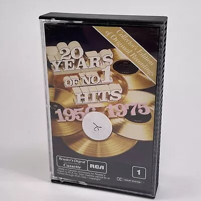 Reader's Digest Presents 20 Years Of No. 1 Hits (Audio Cassette Tape 1987) • $12.99