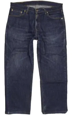 Levi's 751 Men Blue Straight Regular Stretch Jeans W36 L26 (91148) • £12.99